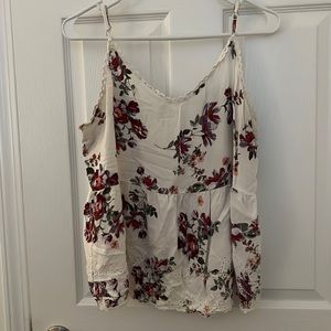 Floral babydoll tank.